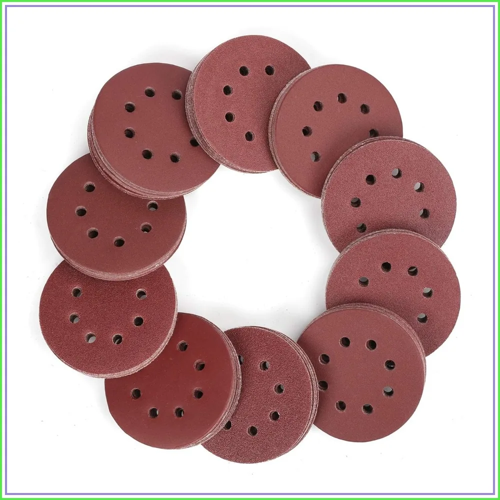 150-Piece Sanding Discs Set - 5-Inch 8-Hole, 10 Grits 60-600 for Random Orbital Sander
150-Piece Sanding Discs Set - 5-Inch 8-Hole, 10 Grits 60-600 for Random Orbital Sander