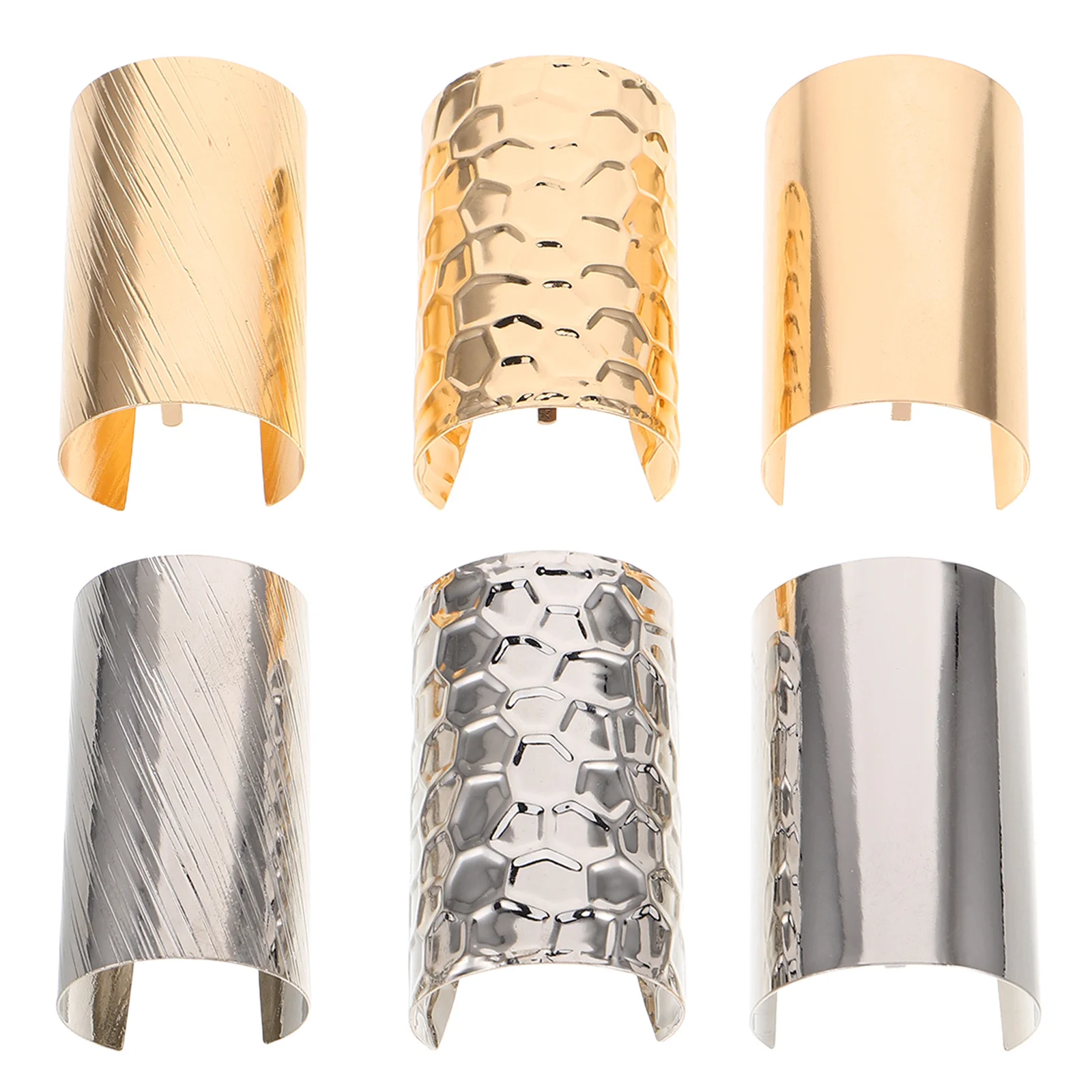 6 шт., держатель для хвоста из сплава, винтажная металлическая манжета для женщин, тонкие густые волосы, высокий хвост, коса, стили декоративных волос 
6 шт., держатель для хвоста из сплава, винтажная металлическая манжета для женщин, тонкие густые волосы, высокий хвост, коса, стили декоративных волос