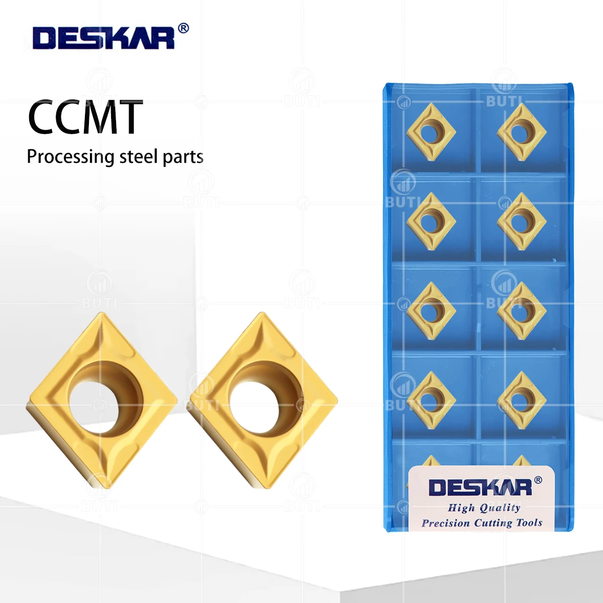 DESKAR 100% Original CCMT060204 CCMT060208 CCMT09T304 CCMT09T308 LF9018 Turning Tool CNC Lathe Alloy Blade Processing Steel Tool
DESKAR 100% Original CCMT060204 CCMT060208 CCMT09T304 CCMT09T308 LF9018 Turning Tool CNC Lathe Alloy Blade Processing Steel Tool