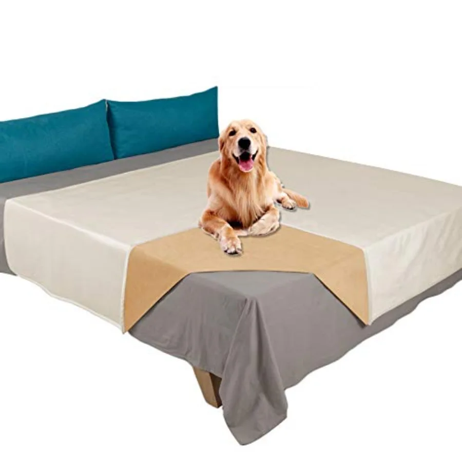 Pet Bed Blanket Reversible 100 Waterproof Velvet Super Soft for Sofa and Bed 82x102 Inches, Cream+Sand
Pet Bed Blanket Reversible 100 Waterproof Velvet Super Soft for Sofa and Bed 82x102 Inches, Cream+Sand