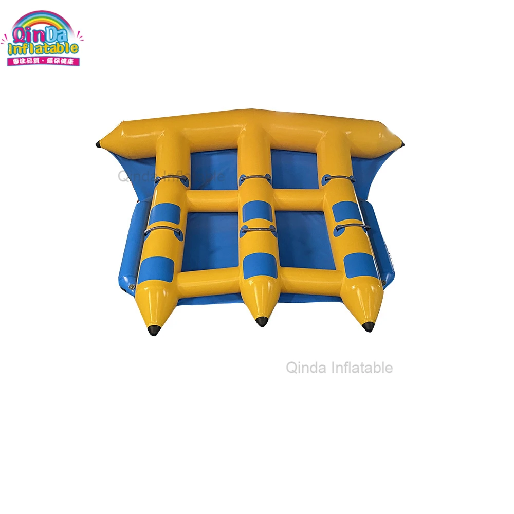 Customized Inflatable 6 Seats Water Games Inflatable Fly Fish Boat For Advanture
Customized Inflatable 6 Seats Water Games Inflatable Fly Fish Boat For Advanture