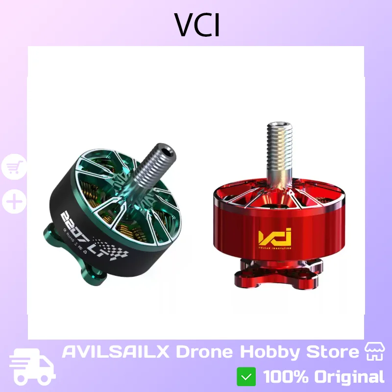 VCI Hobby 2207 LT 2160KV FPV Racing Motor- 6S LiPo
VCI Hobby 2207 LT 2160KV FPV Racing Motor- 6S LiPo