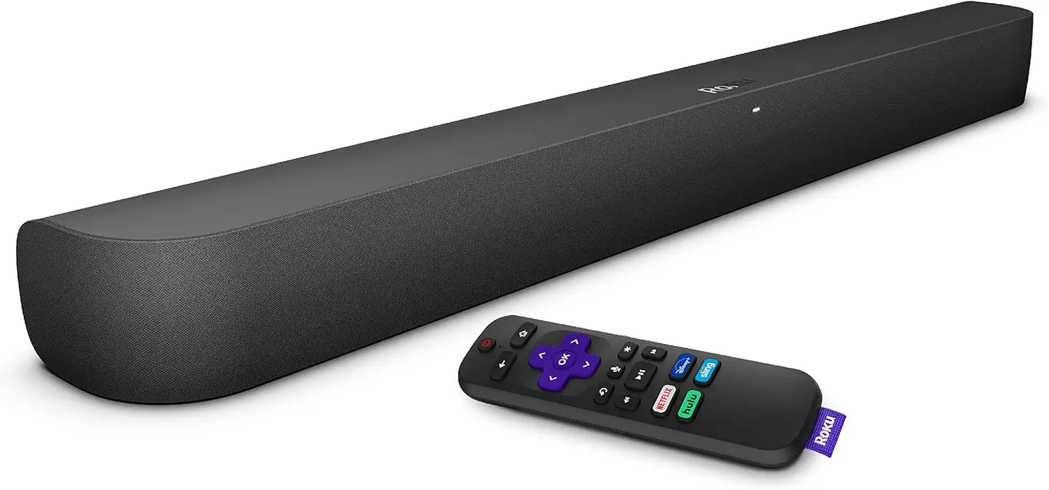 Roku Smart Soundbar with 4K HD HDR Streaming Media Player Exceptional Audio and Roku Voice Remote
Roku Smart Soundbar with 4K HD HDR Streaming Media Player Exceptional Audio and Roku Voice Remote