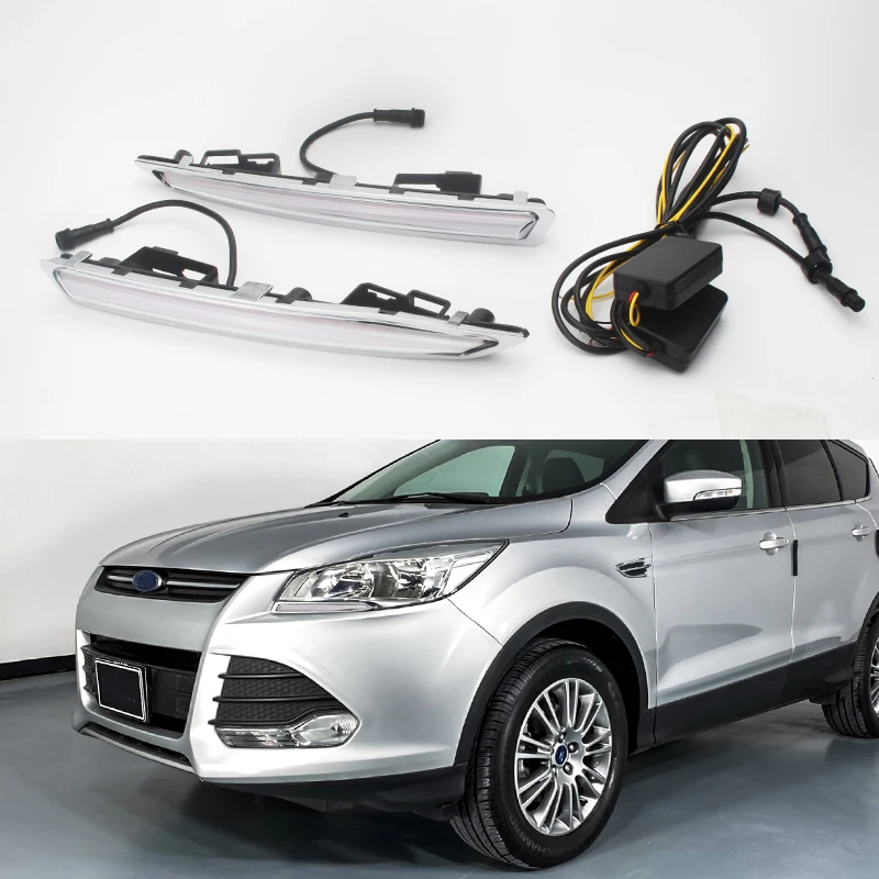 DRLs for Ford for Escape 2013 2014 2015 2016 Daytime Running Lights Turn Signals Indicator
DRLs for Ford for Escape 2013 2014 2015 2016 Daytime Running Lights Turn Signals Indicator