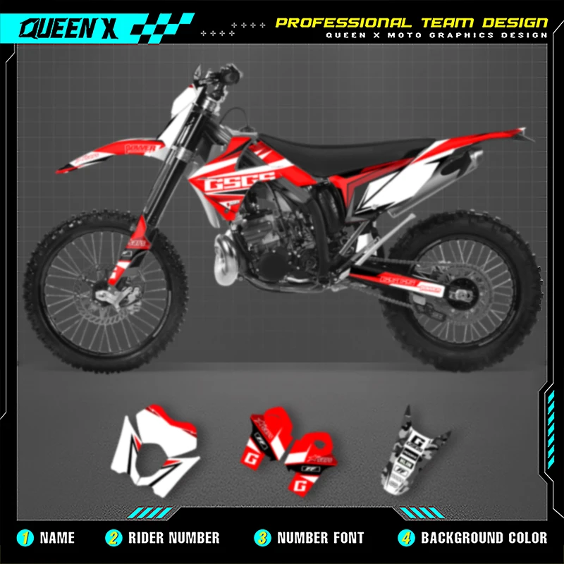 QUEEN X MOTO Motorcycle Team Graphics Decal & Sticker Kit For GASGAS 2010 2011 EC MC 006
QUEEN X MOTO Motorcycle Team Graphics Decal & Sticker Kit For GASGAS 2010 2011 EC MC 006