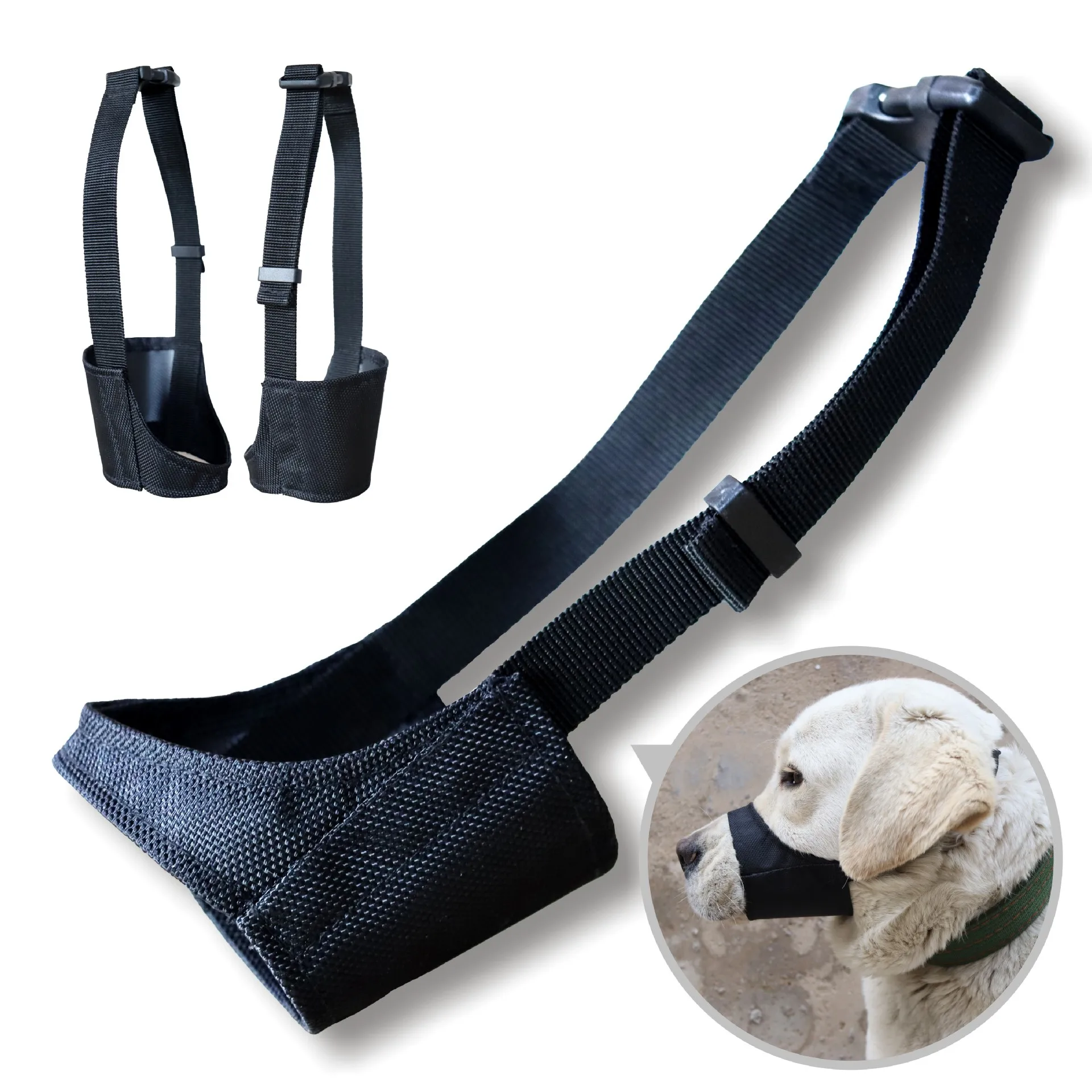 Household outdoor dog mouth cover dog anti-indiscriminate eating mouth cover breathable anti-bite anti-barking
Household outdoor dog mouth cover dog anti-indiscriminate eating mouth cover breathable anti-bite anti-barking