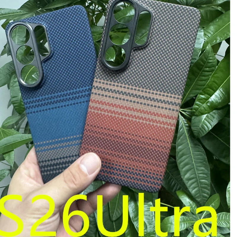 Suitable for Samsung Galaxy S26 Ultra phone case, Kevlar fiber magnetic Magsafe protective cover 5G
Suitable for Samsung Galaxy S26 Ultra phone case, Kevlar fiber magnetic Magsafe protective cover 5G