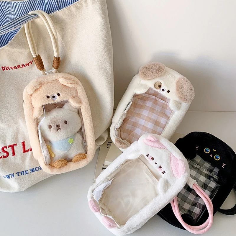 Plush Doll Carrier Case Cute Cartoon Display Schoolbag Pendant INS Kawaii Hanging Storage Student Travel Out Display Bag
Plush Doll Carrier Case Cute Cartoon Display Schoolbag Pendant INS Kawaii Hanging Storage Student Travel Out Display Bag