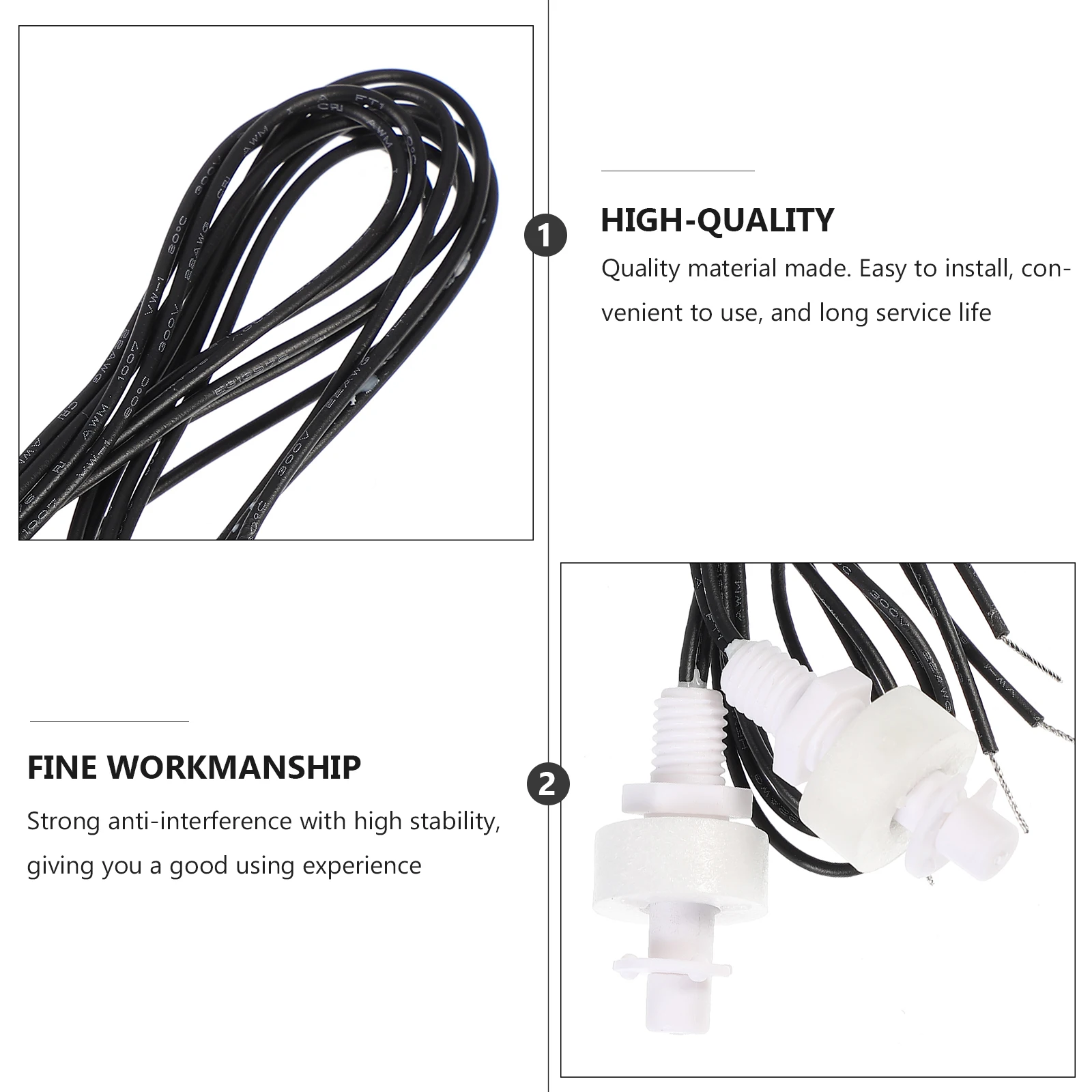 2pcs Liquid Level Float Humidifier Air Conditioner Fish Tank Water Level Sensor Plastic Vertical Water Tank
2pcs Liquid Level Float Humidifier Air Conditioner Fish Tank Water Level Sensor Plastic Vertical Water Tank