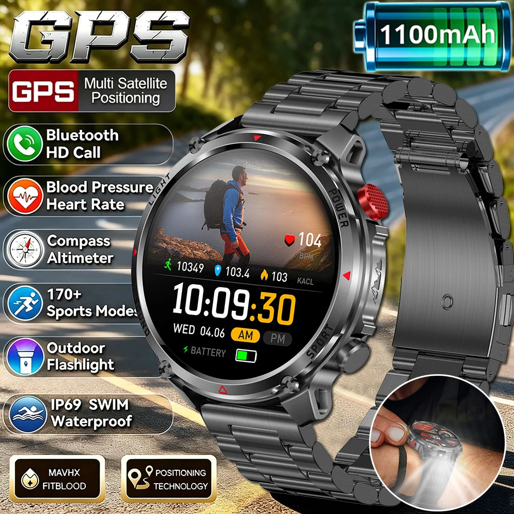 2026 New T-Rex3 Ultra 1100mAh Battery Smart Watch GPS path IP69 Waterproof Sport Run Hiking Outdoors Compass Military Smartwatch
2026 New T-Rex3 Ultra 1100mAh Battery Smart Watch GPS path IP69 Waterproof Sport Run Hiking Outdoors Compass Military Smartwatch