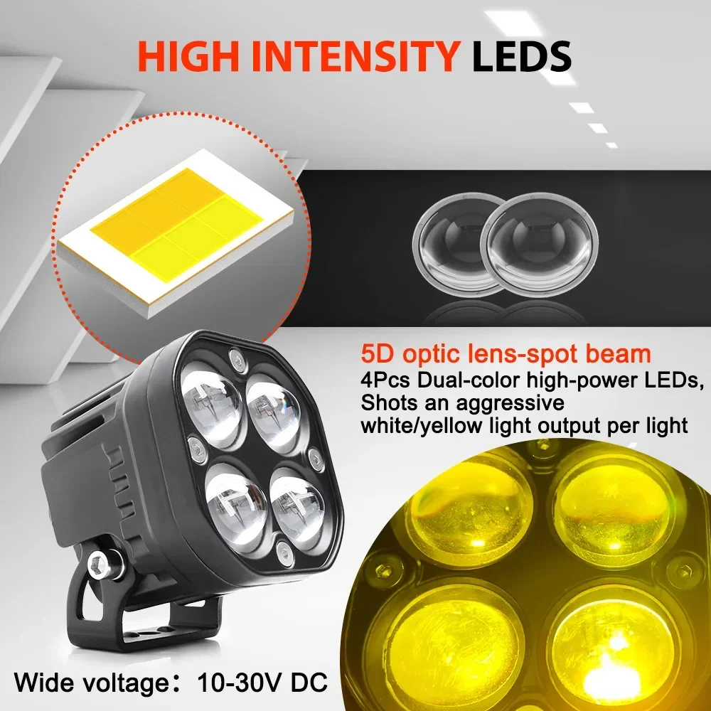 Light Modified Fog Light Yellow and White Two-color Off-road Car Spotlight Lens 3-inch Four-inch Grass Shot
Light Modified Fog Light Yellow and White Two-color Off-road Car Spotlight Lens 3-inch Four-inch Grass Shot