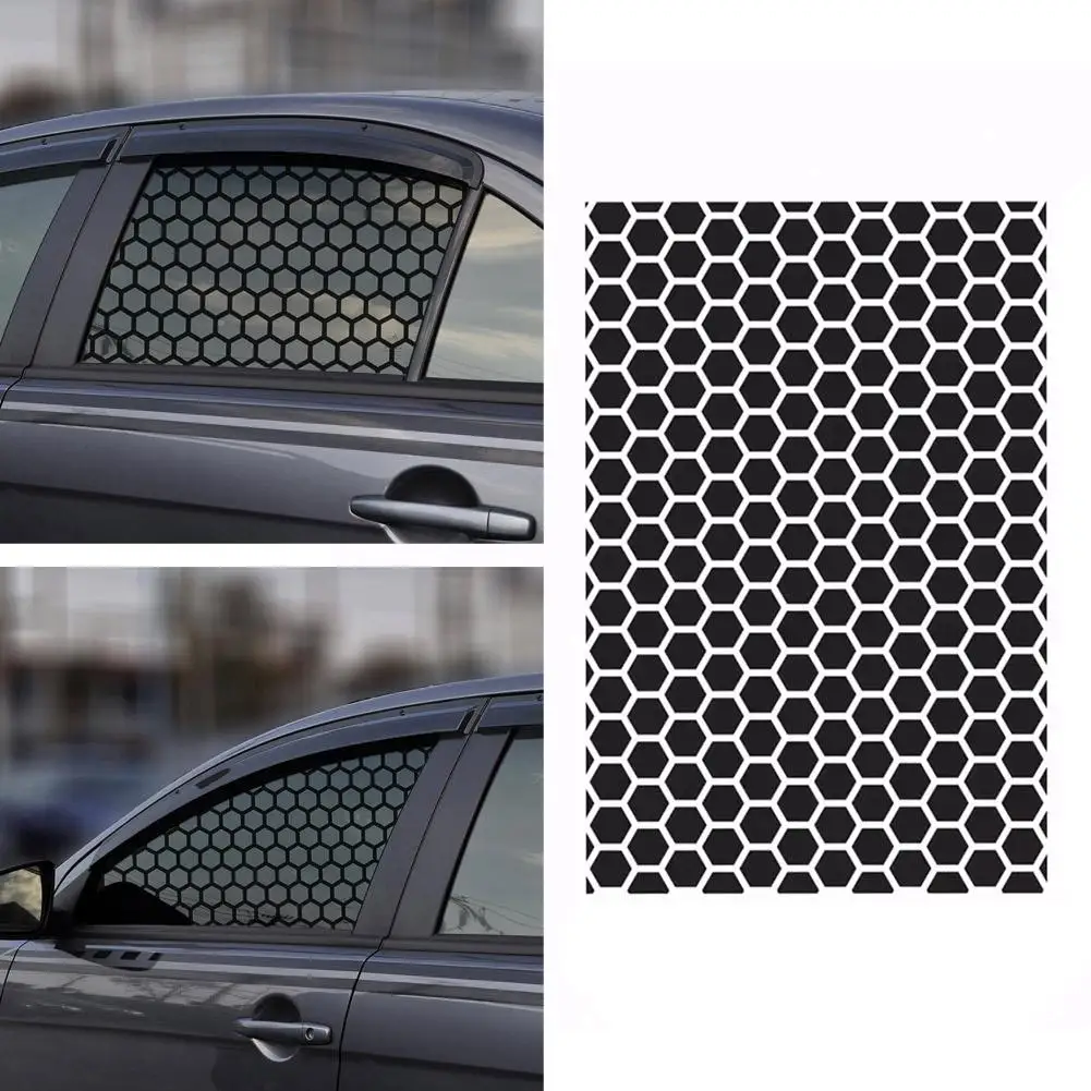 Universal 75X50cm Hexagon Geometric Mesh Pattern Vinyl Sticker For Window Car Accessories Self-Adhesive Side Window Sun Shade
Universal 75X50cm Hexagon Geometric Mesh Pattern Vinyl Sticker For Window Car Accessories Self-Adhesive Side Window Sun Shade