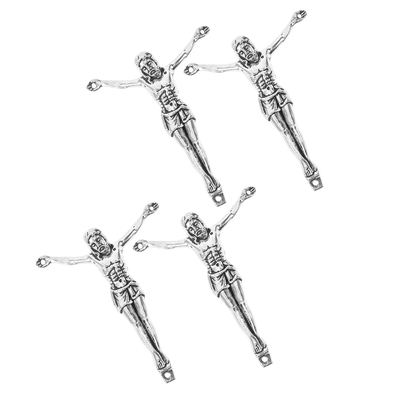 4pcs Classical Cross Accessories 4Cm Silver Alloy Metal Components For Diy Religious Craft Supplies Jesus Pendant
4pcs Classical Cross Accessories 4Cm Silver Alloy Metal Components For Diy Religious Craft Supplies Jesus Pendant
