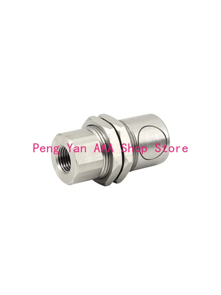 RBE06 stainless steel 304 socket double self-sealing male and female quick connector
RBE06 stainless steel 304 socket double self-sealing male and female quick connector