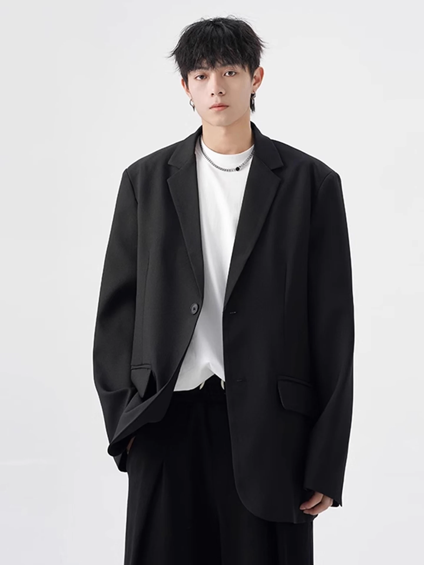 Casual Men's Suit Autumn Winter Style with Shoulder Pads Street Fashion College Style High Quality Formal Jacket Coat
Casual Men's Suit Autumn Winter Style with Shoulder Pads Street Fashion College Style High Quality Formal Jacket Coat