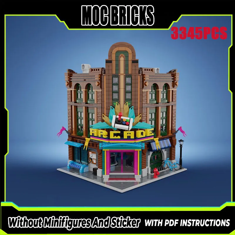 Новые строительные блоки MOC, модели зданий, аркадные игровые зала, модульные строительные блоки, детские игрушки, подарки, набор для сборки «сделай сам» 
Новые строительные блоки MOC, модели зданий, аркадные игровые зала, модульные строительные блоки, детские игрушки, подарки, набор для сборки «сделай сам»