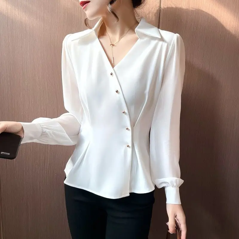 High-end Irregular V-neck Waist for Women New Beautiful and Stylish Shirt Unique and Temperamental Top
High-end Irregular V-neck Waist for Women New Beautiful and Stylish Shirt Unique and Temperamental Top