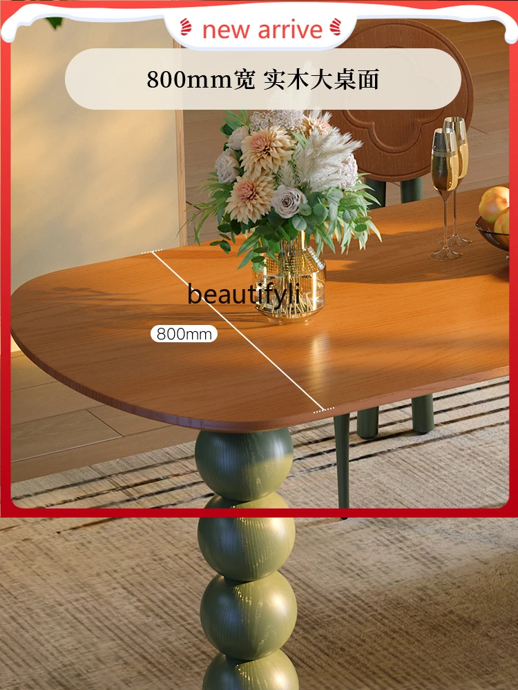 Retractable island dining table integrated French retro household solid wood multi-functional, medieval dining table G1218
Retractable island dining table integrated French retro household solid wood multi-functional, medieval dining table G1218