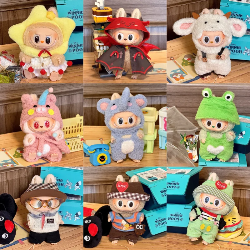 9 Styles Cute Mini Plush Doll'S Clothes Outfit Accessories for 17cm Labubu Dolls DIY Clothes Accessories
9 Styles Cute Mini Plush Doll'S Clothes Outfit Accessories for 17cm Labubu Dolls DIY Clothes Accessories