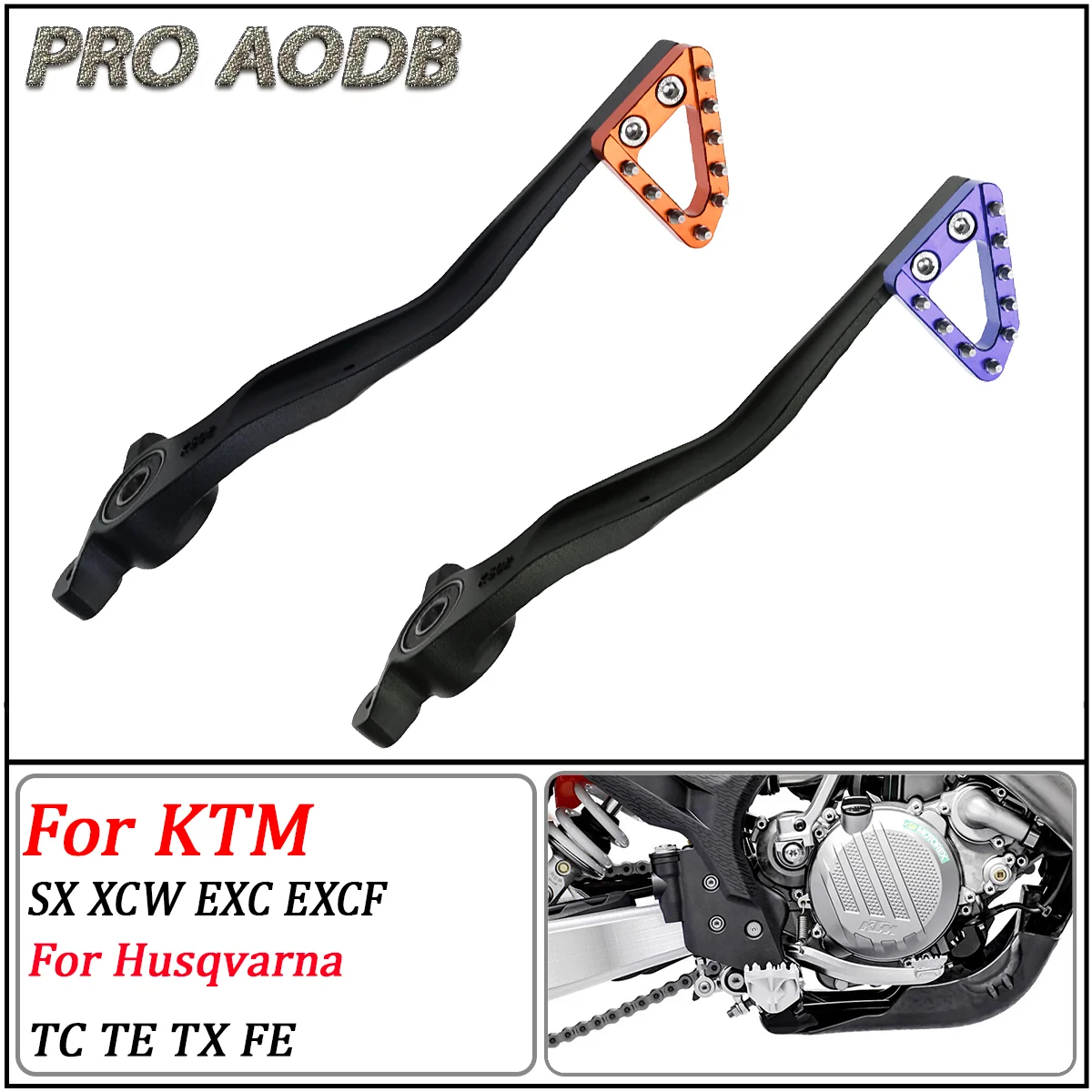 For KTM SX XCW XC EXC EXCF Husqvarna TC TE TX FE 125 250 300 350 500 2017-2023 Moto Brake Pedal Foot brake lever Brake Universal
For KTM SX XCW XC EXC EXCF Husqvarna TC TE TX FE 125 250 300 350 500 2017-2023 Moto Brake Pedal Foot brake lever Brake Universal