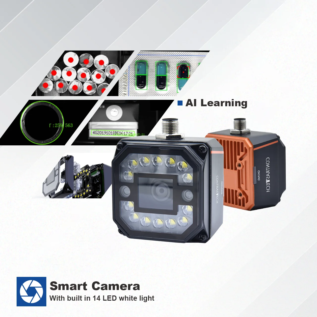 Machine Vision Deep Learning 5MP 60fps AI Automation Imaging Processing Hikrobot Smart Camera for OCR Recognition
Machine Vision Deep Learning 5MP 60fps AI Automation Imaging Processing Hikrobot Smart Camera for OCR Recognition