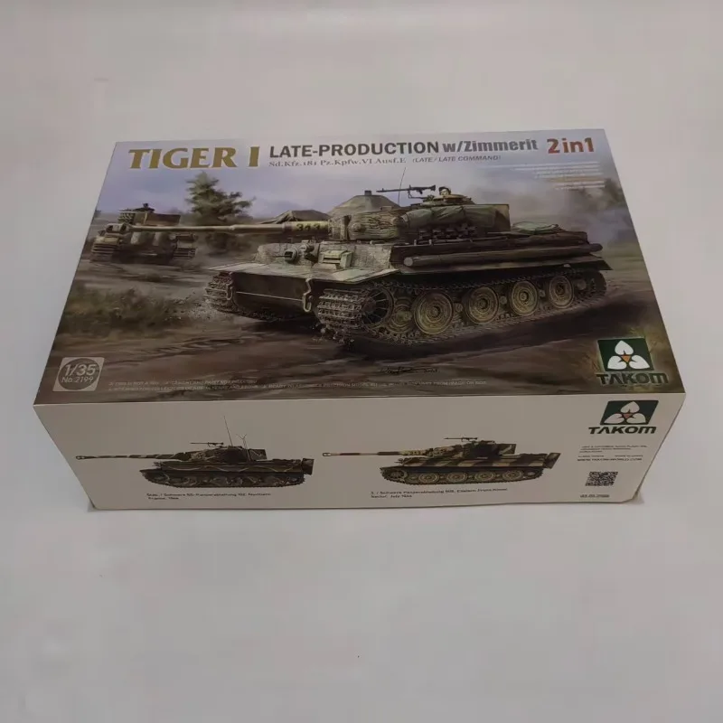TAKOM 2199 1/35 Scale Tiger I Late Production w/Zimmerit Plastic model Kit
TAKOM 2199 1/35 Scale Tiger I Late Production w/Zimmerit Plastic model Kit