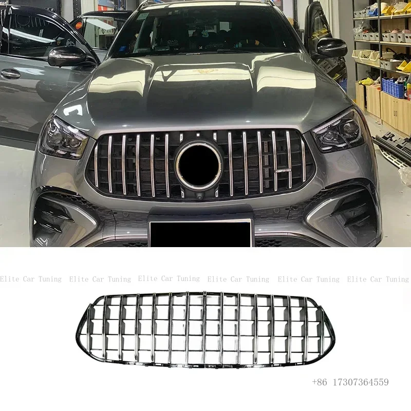 W167 Gt Style Silver Car Front Bumper Grille for Gle Class Gle350 Sport Luxury Model Front Grill 2023-in
W167 Gt Style Silver Car Front Bumper Grille for Gle Class Gle350 Sport Luxury Model Front Grill 2023-in