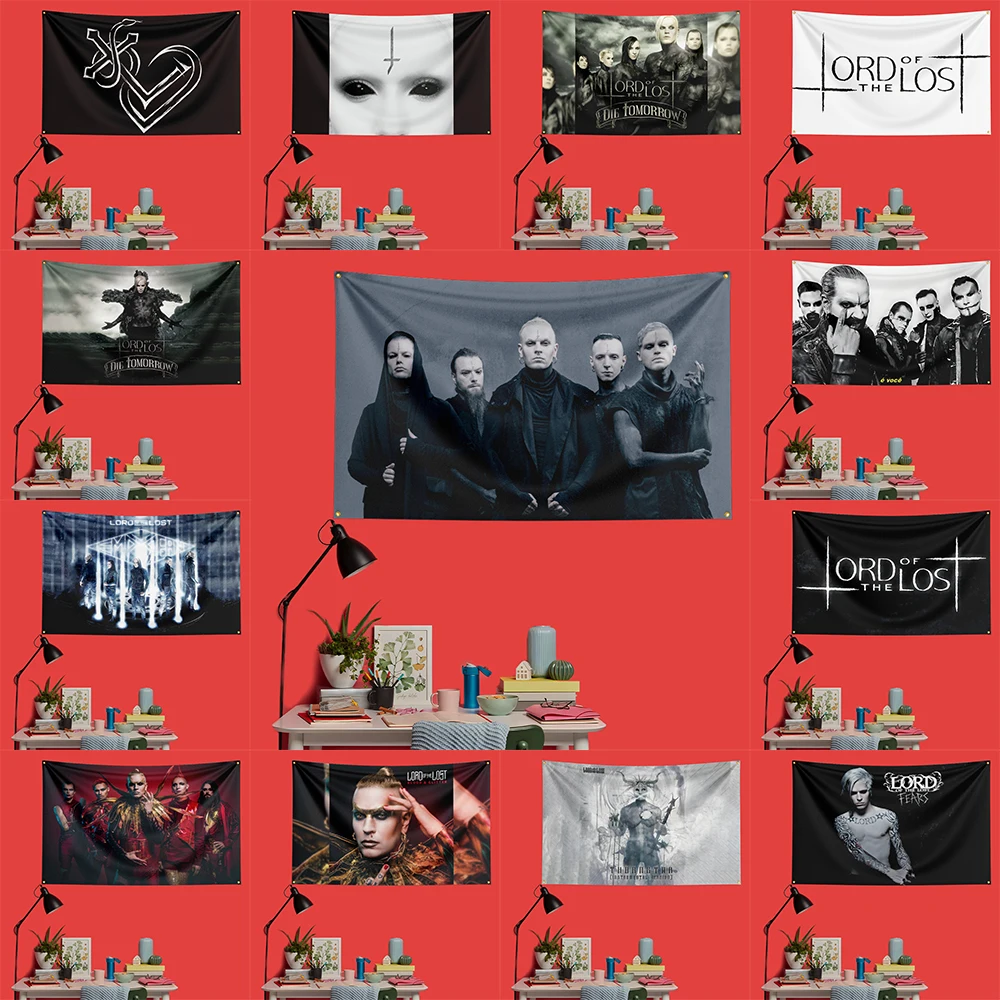 Lord of the Lost Inspired Rock Music Flag 3x5 FT 90x150cm Polyester Decorative Banner Tapestry For Music Fans Bedroom Wall Decor
Lord of the Lost Inspired Rock Music Flag 3x5 FT 90x150cm Polyester Decorative Banner Tapestry For Music Fans Bedroom Wall Decor