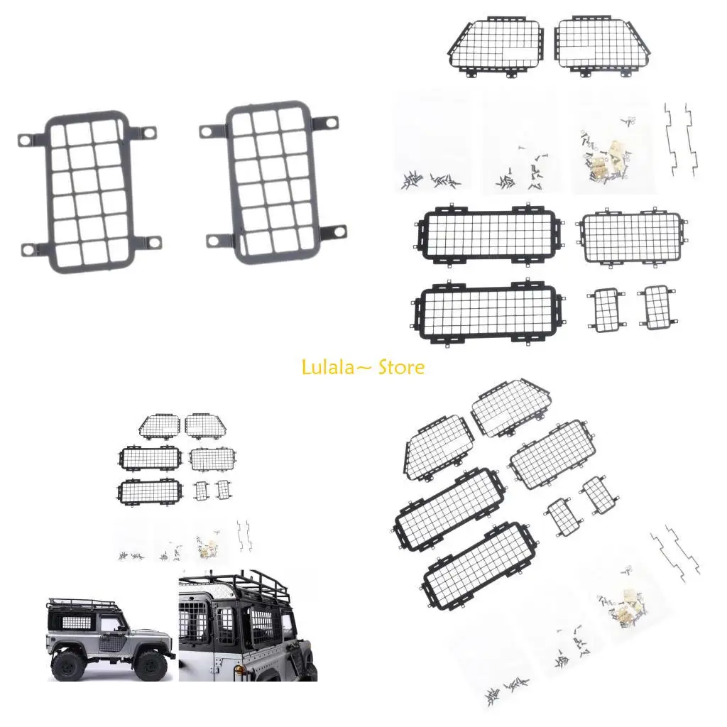 Y4QA 7Pcs Remote Control Crawler Window Mesh Front Rear Side Window Protective Net Modified for D90 MN99S 1/12 Vehicle
Y4QA 7Pcs Remote Control Crawler Window Mesh Front Rear Side Window Protective Net Modified for D90 MN99S 1/12 Vehicle