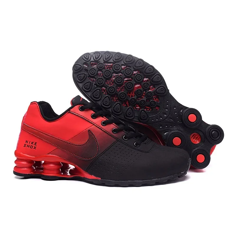 Nike Shox Deliver красные, черные модные модные мужские и женские нескользящие износостойкие воздушные колонны унисекс повседневные кроссовки
Nike Shox Deliver красные, черные модные модные мужские и женские нескользящие износостойкие воздушные колонны унисекс повседневные кроссовки