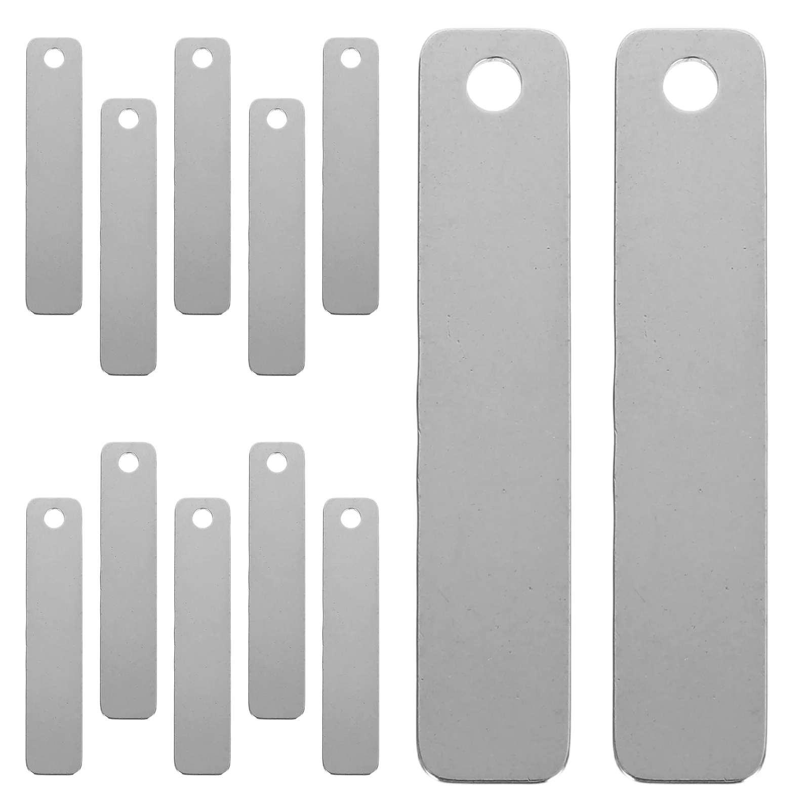 25pcs Stainless Steel Blank Tags for Stamping Engraving Rectangular Metal Labels Durable Material Luggage Pet Identification 
25pcs Stainless Steel Blank Tags for Stamping Engraving Rectangular Metal Labels Durable Material Luggage Pet Identification