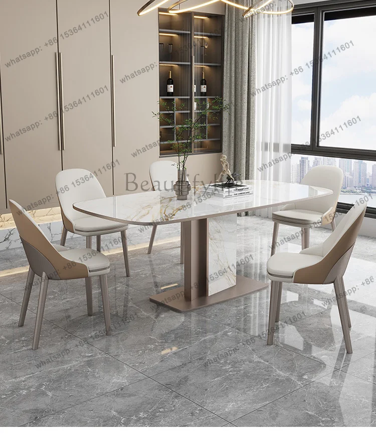 Luxotic Series Modern Rectangle Sintered Stone Dining Table Seats 6-8 People
Luxotic Series Modern Rectangle Sintered Stone Dining Table Seats 6-8 People