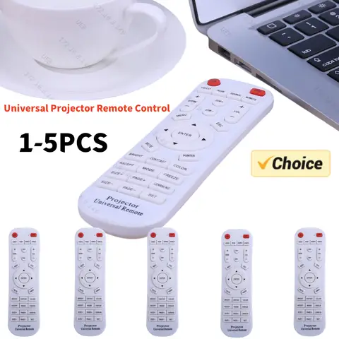 1-5PCS Universal Projector Remote Control for 3M Acer Benq Toshiba Epson Hitachi Sony Jvc Nec Optoma Panasonic Projector Part Ac