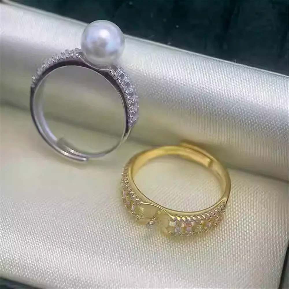 Solid S925 Sterling Silver Pearl Ring Settings Findings & Accessories - for Jewelry Making Bulk Wholesale Craft Supplies 8-10mm
Solid S925 Sterling Silver Pearl Ring Settings Findings & Accessories - for Jewelry Making Bulk Wholesale Craft Supplies 8-10mm