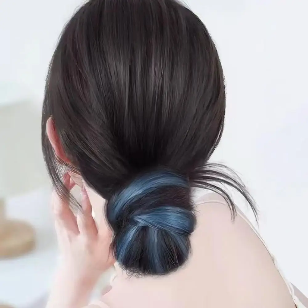 Women's Synthetic Wig Colorful Y2k Highlights Ponytail Extensions Self-winding Ball Head Simulation Hair Bud Bun Hair Artifact
Women's Synthetic Wig Colorful Y2k Highlights Ponytail Extensions Self-winding Ball Head Simulation Hair Bud Bun Hair Artifact