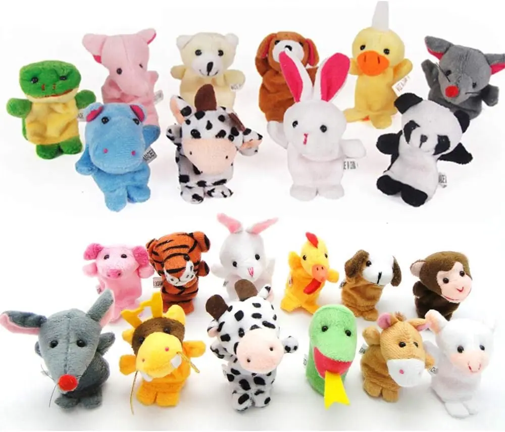 22 Pcs Plush Finger Puppets Set, Soft Animal Toys for Kids Storytelling
22 Pcs Plush Finger Puppets Set, Soft Animal Toys for Kids Storytelling