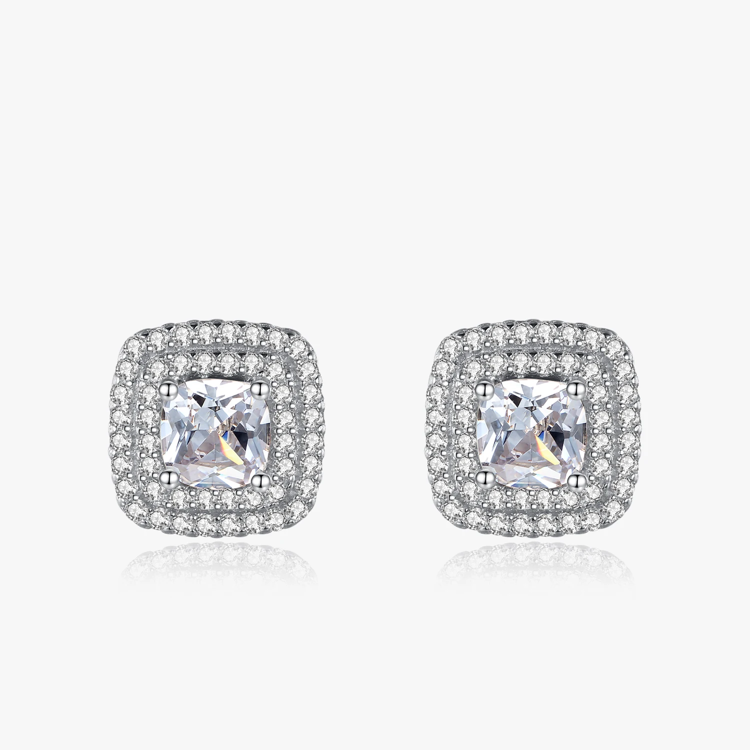925 Sterling Silver Luxury Fashion Square Charm Dazzling CZ Stud Earrings for Women Classic Wedding Statement Jewelry
925 Sterling Silver Luxury Fashion Square Charm Dazzling CZ Stud Earrings for Women Classic Wedding Statement Jewelry