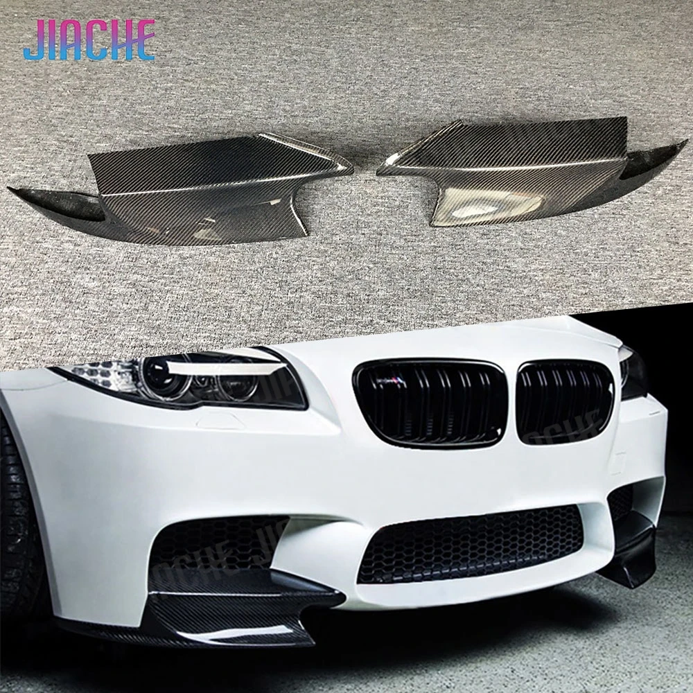 JIACHE Real Carbon Fiber Car Front Bumper Lip Side Splitters Flaps Cupwings Aprons For BMW 5 Series F10 M5 M Sport 2012-2017
JIACHE Real Carbon Fiber Car Front Bumper Lip Side Splitters Flaps Cupwings Aprons For BMW 5 Series F10 M5 M Sport 2012-2017