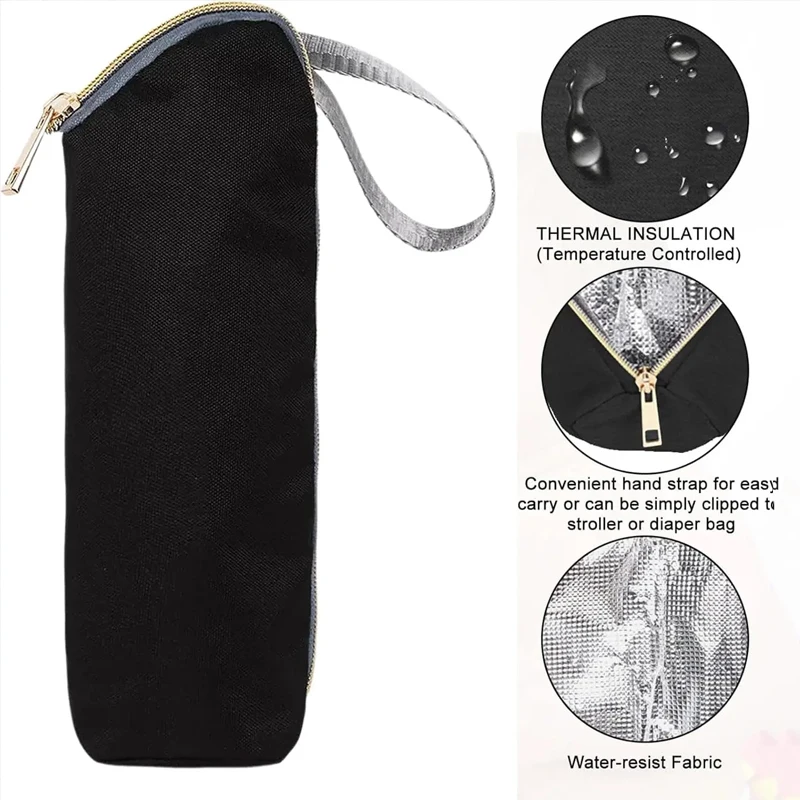 Portable Zippered Baby Bottle Insulated Bag Aluminum Foil Thermal Warmer Pouch Heat Retention Storage Bag For Infant Feeding Use
Portable Zippered Baby Bottle Insulated Bag Aluminum Foil Thermal Warmer Pouch Heat Retention Storage Bag For Infant Feeding Use