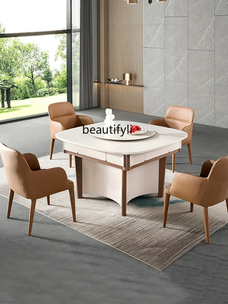 Solid mahjong table and dining table dual-purpose fully automatic silent electric multi-function mahjong machine
Solid mahjong table and dining table dual-purpose fully automatic silent electric multi-function mahjong machine
