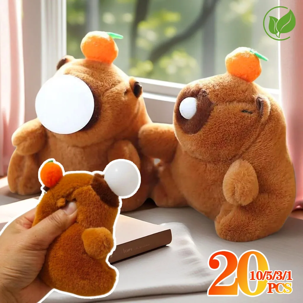 1-20PCS Plush Persimmon Wagging Tail Capybara Key Pendant Cute Plush Keychain Plush Doll Toy Schoolbag Pendant Gift Pendant
1-20PCS Plush Persimmon Wagging Tail Capybara Key Pendant Cute Plush Keychain Plush Doll Toy Schoolbag Pendant Gift Pendant