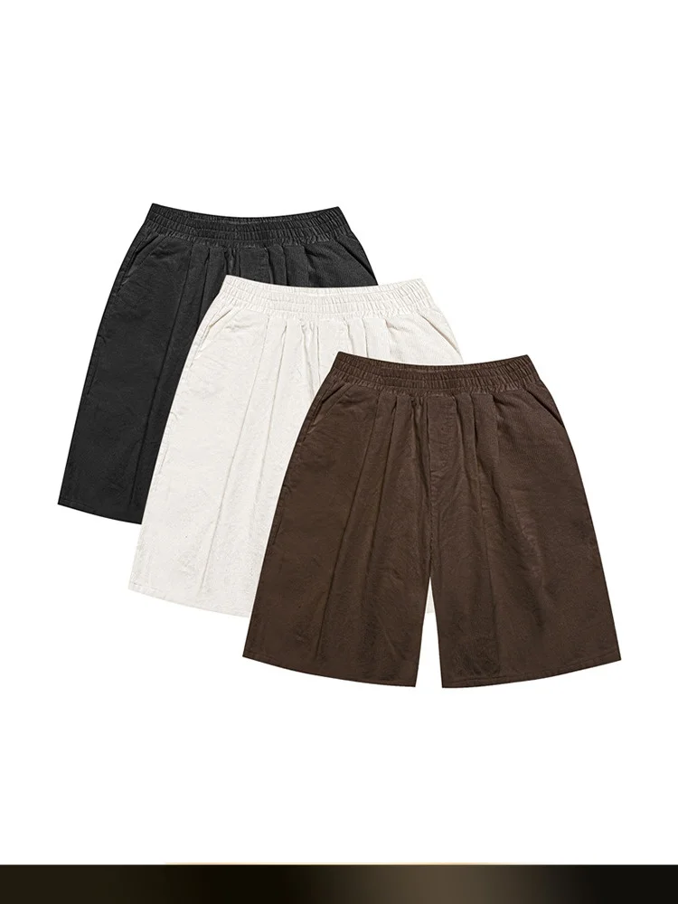 Ретро-японские вельветовые рабочие шорты для мужчин, летние повседневные брюки с эластичным поясом, прямые, длиной до колена
Ретро-японские вельветовые рабочие шорты для мужчин, летние повседневные брюки с эластичным поясом, прямые, длиной до колена