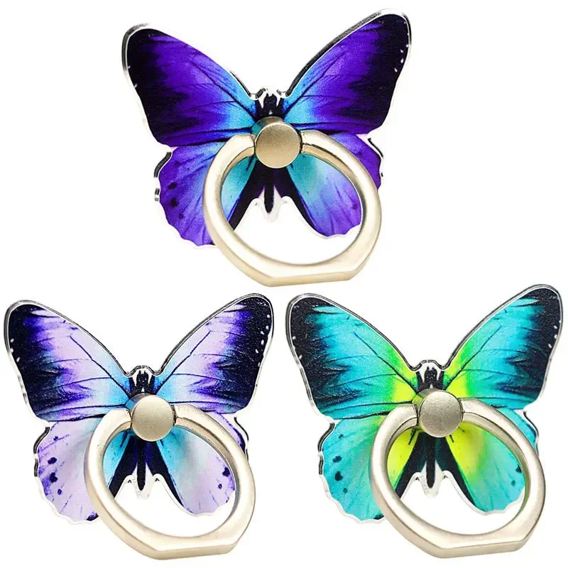 5 Pcs Butterfly Cell Phone Ring Stand Holder, Cute Butterfly Design Finger 360° Rotating Metal Hand Phone Stand Holder
5 Pcs Butterfly Cell Phone Ring Stand Holder, Cute Butterfly Design Finger 360° Rotating Metal Hand Phone Stand Holder