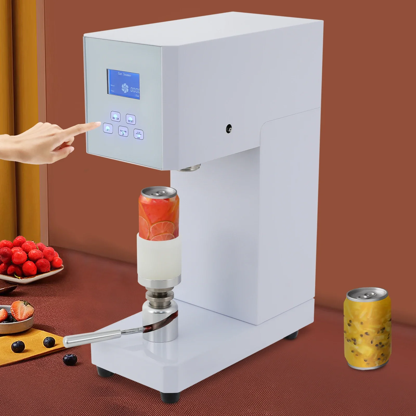BYMAOCAR Commercial Automatic Can Sealer Machine, 2.2" Diameter Height Adjustable 110v 370w for Juice, Bubble Tea, Beer, Soda
BYMAOCAR Commercial Automatic Can Sealer Machine, 2.2" Diameter Height Adjustable 110v 370w for Juice, Bubble Tea, Beer, Soda