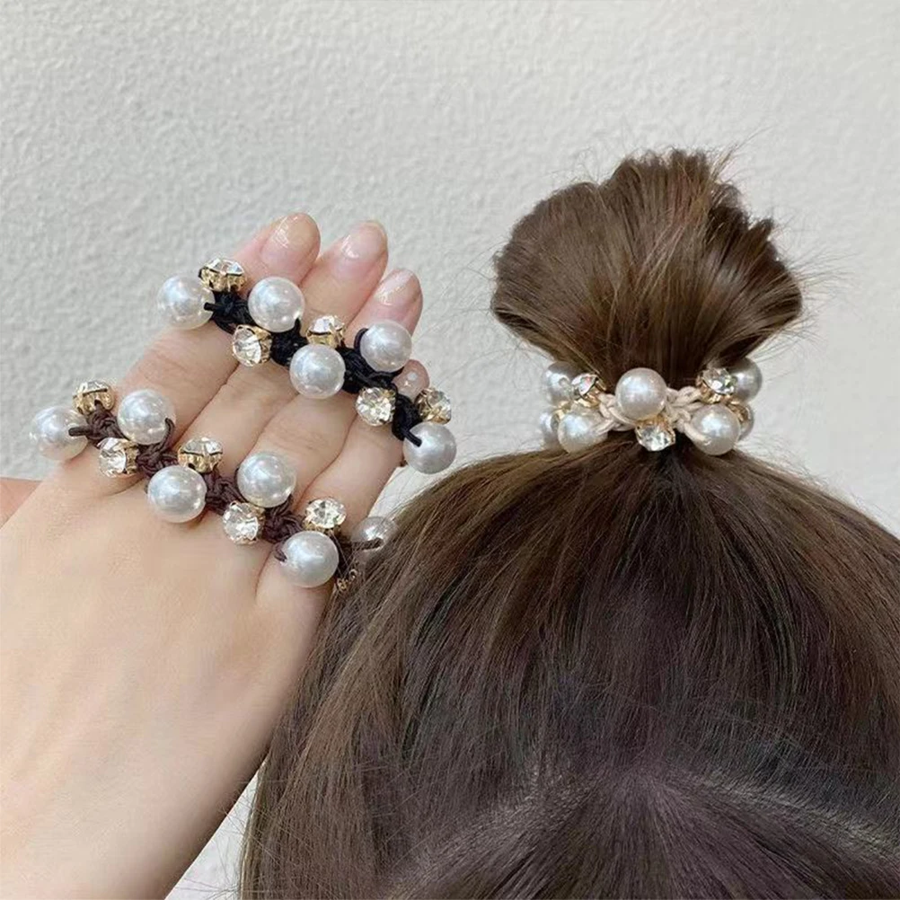 3 Pcs Pearl Ropes Elegant Design Girls Hair Accessories Ponytail Holder Elastics Rope Ropes Women Hair Rings Headdress
3 Pcs Pearl Ropes Elegant Design Girls Hair Accessories Ponytail Holder Elastics Rope Ropes Women Hair Rings Headdress
