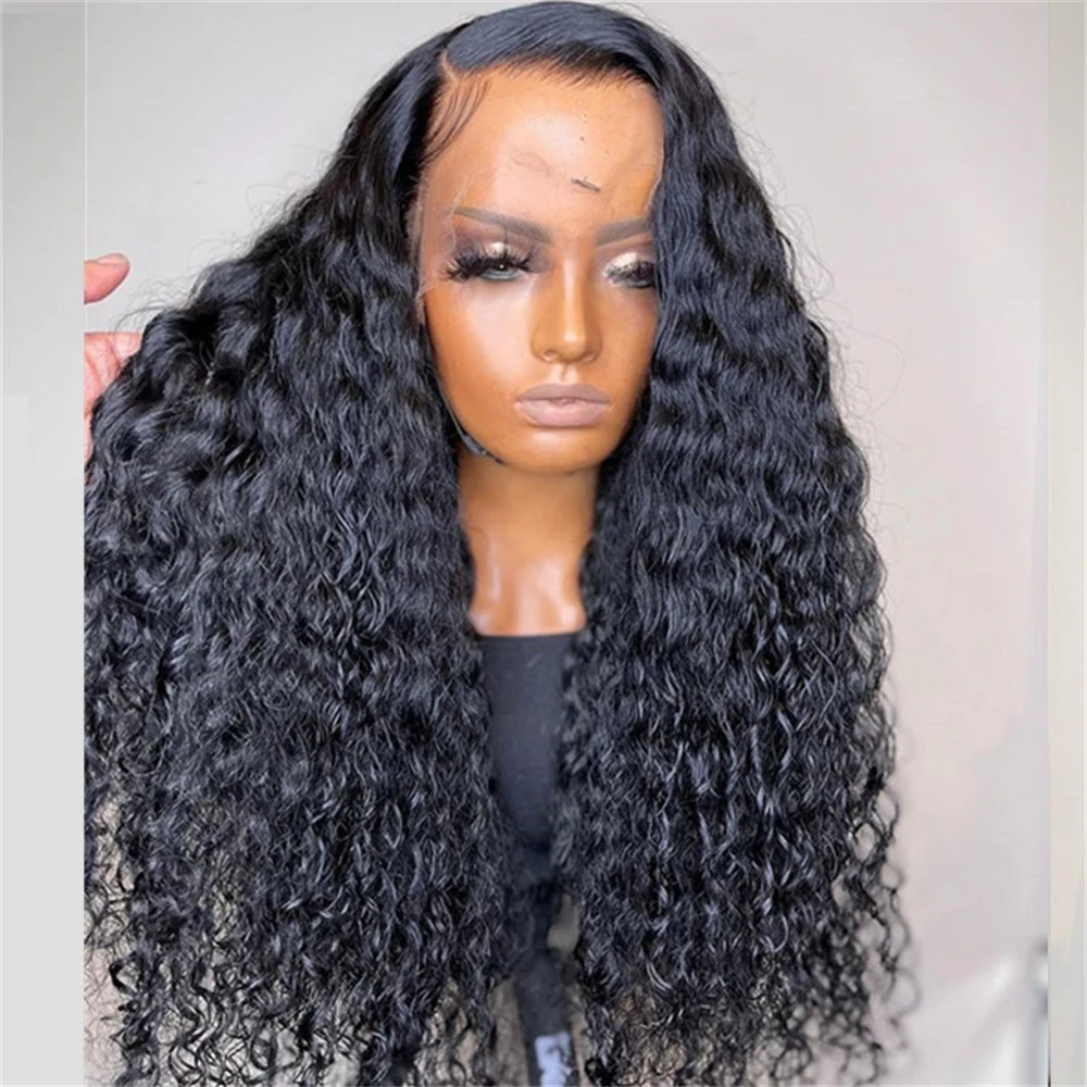 Natural Black Soft 26Inch Long 180%Density Kinky Curly Preplucked Glueless Lace Front Wig For Women With Babyhair Daily Cosplay
Natural Black Soft 26Inch Long 180%Density Kinky Curly Preplucked Glueless Lace Front Wig For Women With Babyhair Daily Cosplay