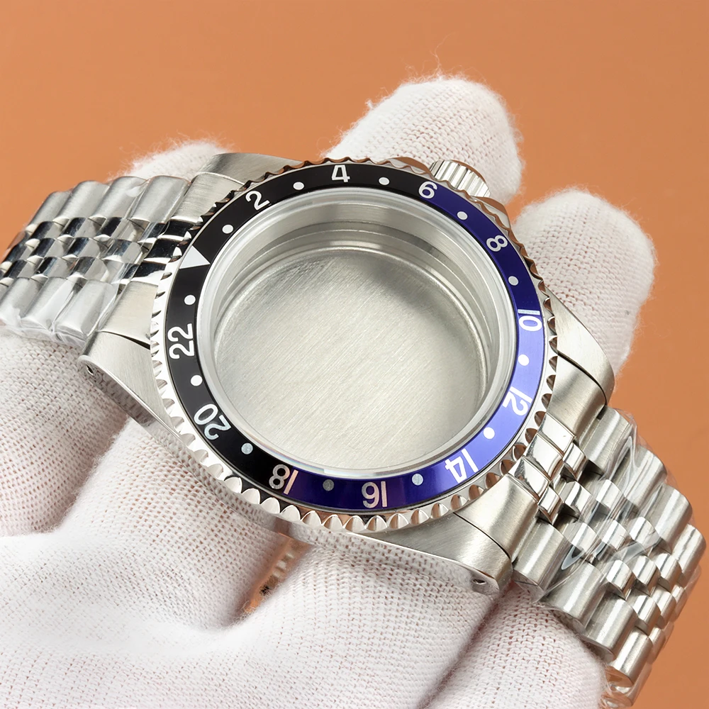 39.5mm NH35 Watch Case Stainless Steel Jubilee/Brushed Oyster Bracelet Fit Seiko NH35 NH36 Movement Sapphire glass Vintage Case
39.5mm NH35 Watch Case Stainless Steel Jubilee/Brushed Oyster Bracelet Fit Seiko NH35 NH36 Movement Sapphire glass Vintage Case