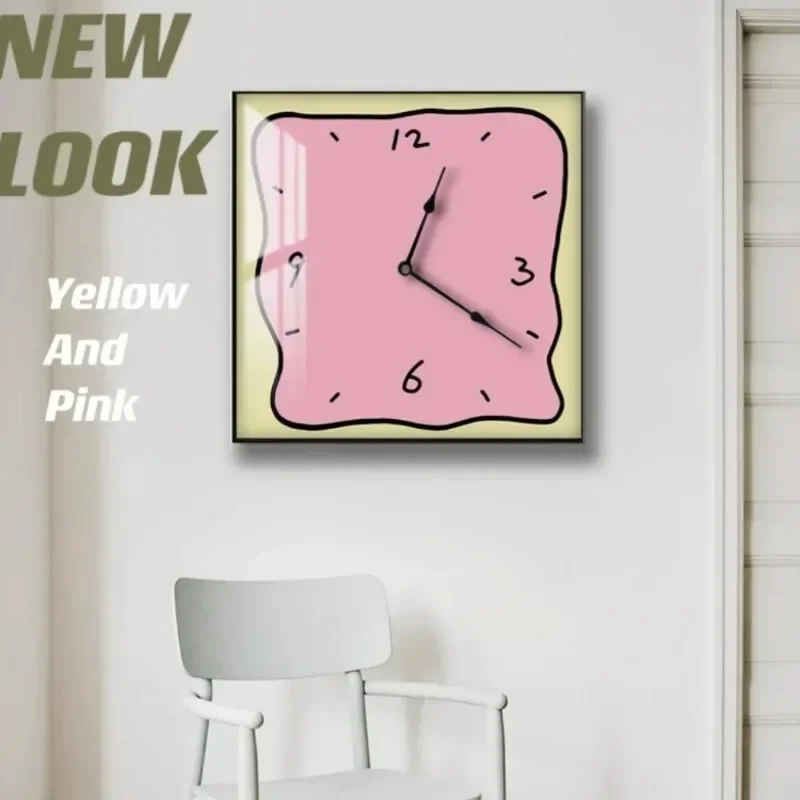 Home fashion wall clock Korean graffiti cartoon art mute clock table painting block meter box wall clock
Home fashion wall clock Korean graffiti cartoon art mute clock table painting block meter box wall clock