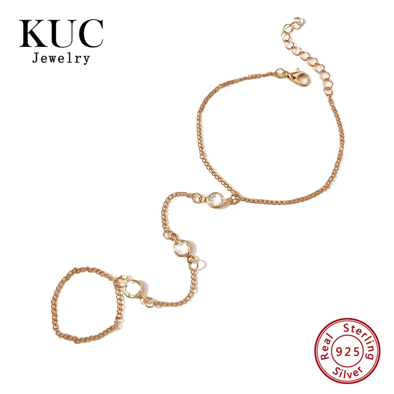 18k Gold Plated 925 Sterling Silver Minimalist Luxury Chic Stylish Trendy Women Fine Jewelry Ring Hand Chain Bracelet
18k Gold Plated 925 Sterling Silver Minimalist Luxury Chic Stylish Trendy Women Fine Jewelry Ring Hand Chain Bracelet