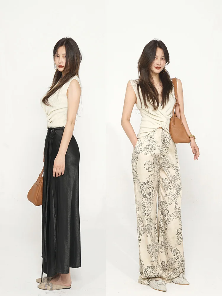 Ele V-Ne Pleated oulder Akimbo Knitted Vest Women's Top Svel Summer Outerwear Polyester Fiber ort Length
Ele V-Ne Pleated oulder Akimbo Knitted Vest Women's Top Svel Summer Outerwear Polyester Fiber ort Length